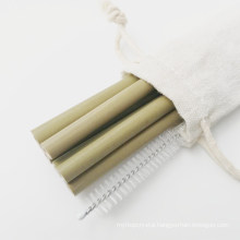 Biodegradable Straws with Cotton Bag